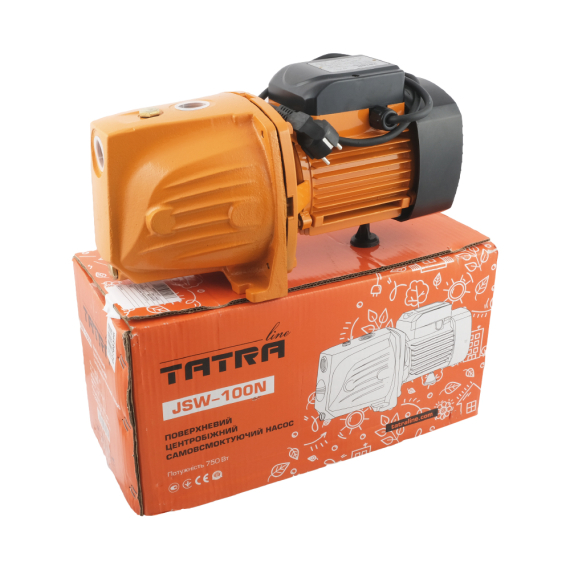 Поверхневий насос TATRA-line JSW-100N 0.75кВт Q.max 60л/хв., H.max 48m